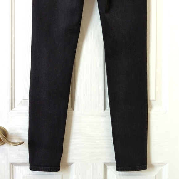 Madewell Roadtripper Classic High Waisted Ankle Cropped Skinny Jeans Black 26 - Picture 6 of 16